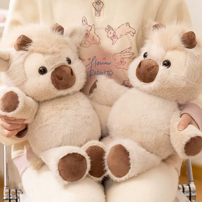 Peluche de vaca corredora