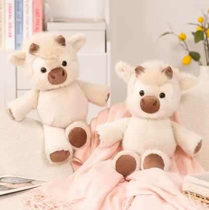 Peluche de vaca corredora
